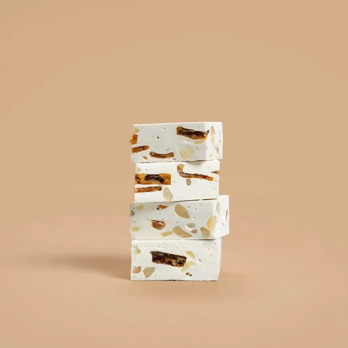 1701 Salted caramel brittle & macadamia | Honey nougat