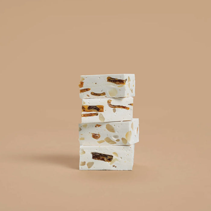 1701 Salted caramel brittle & macadamia | Honey nougat