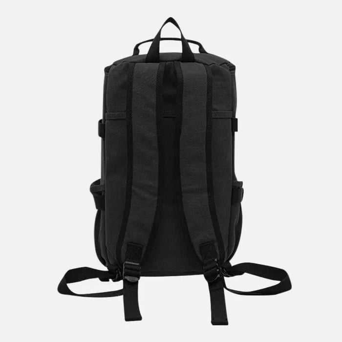 45 L, Black colored, 3 way duffle bag with extra pockets