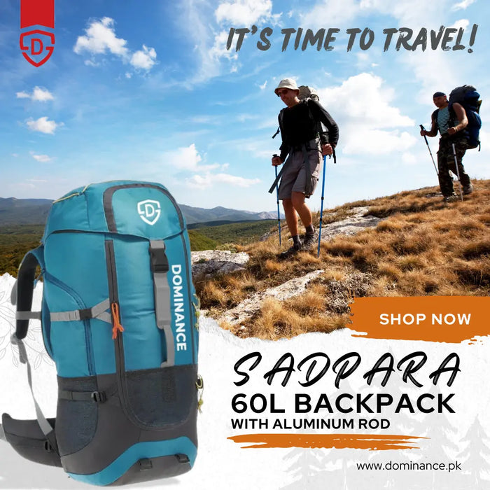60-Liter Backpack - SADPARA with Aluminum Rod DOMINANCE