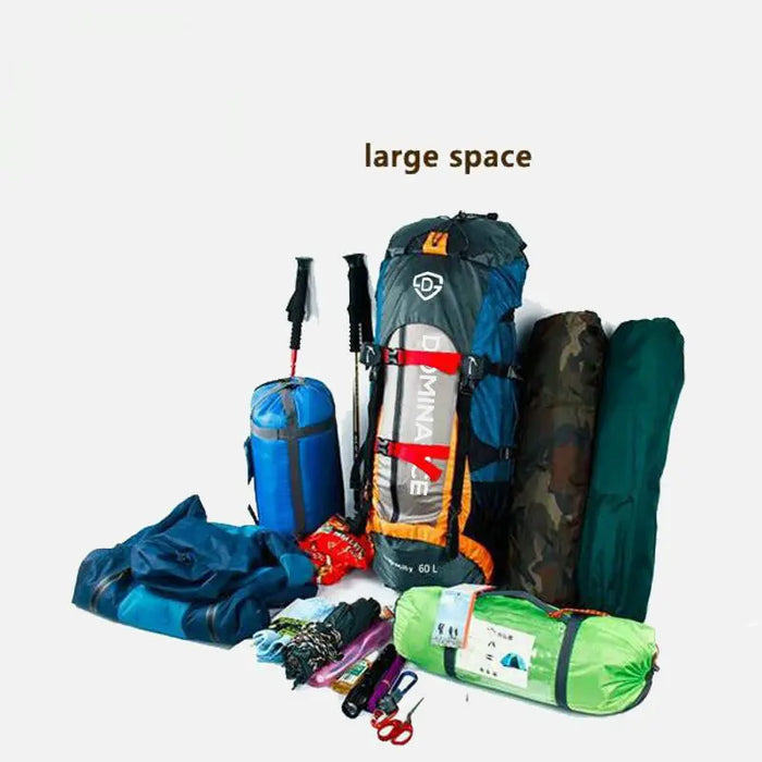 60-Liter Dominance Backpack | Travelling bag with Aluminium Rod DOMINANCE