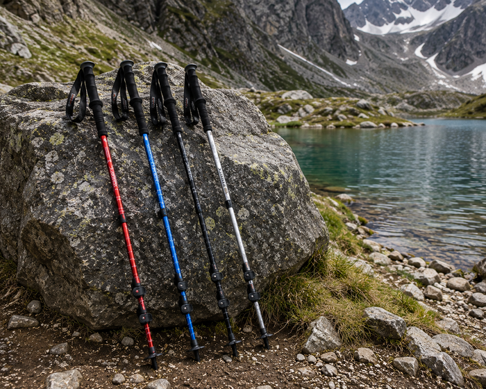Anti-Shock Trekking Pole Stick (Single)