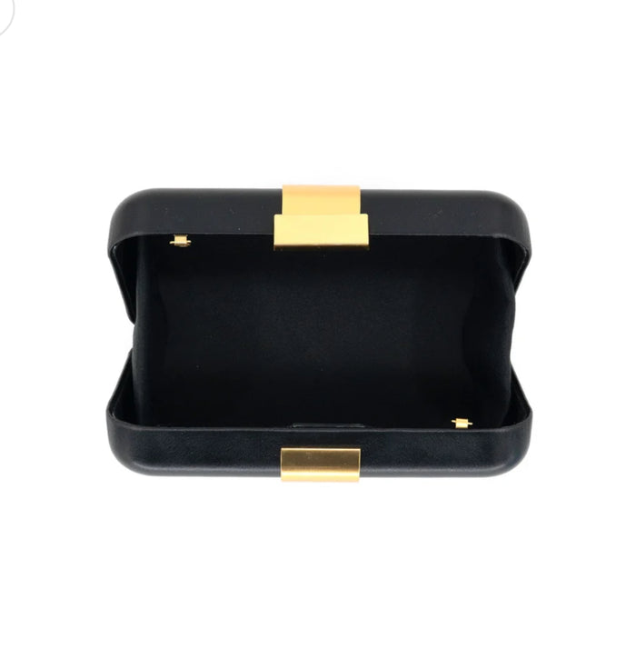 Atenas Black Small Evening BC Bag with Strap