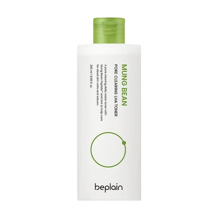Be Plain. Mung Bean Pore Clearing LHA Toner 265ml | Lady Bonita | Korean beauty NZ