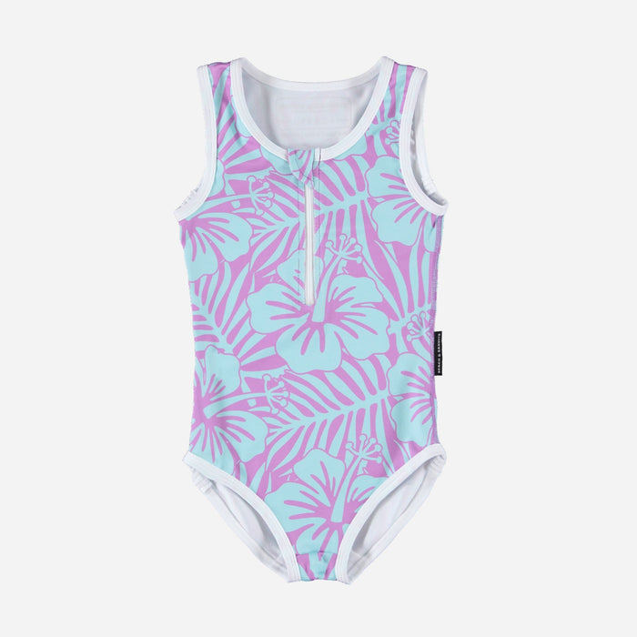 Beach & Bandits | Hibiscus violet bathingsuit