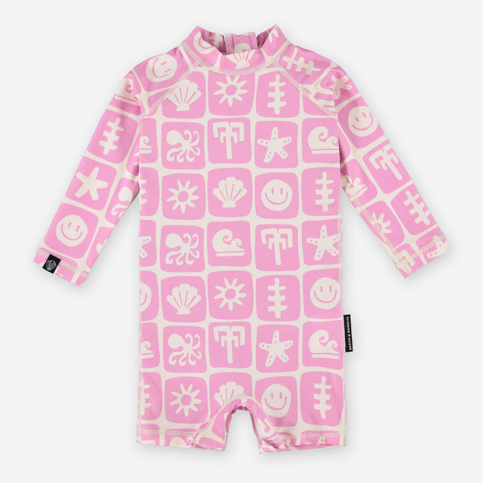 Beach & Bandits Sea smiley pink baby