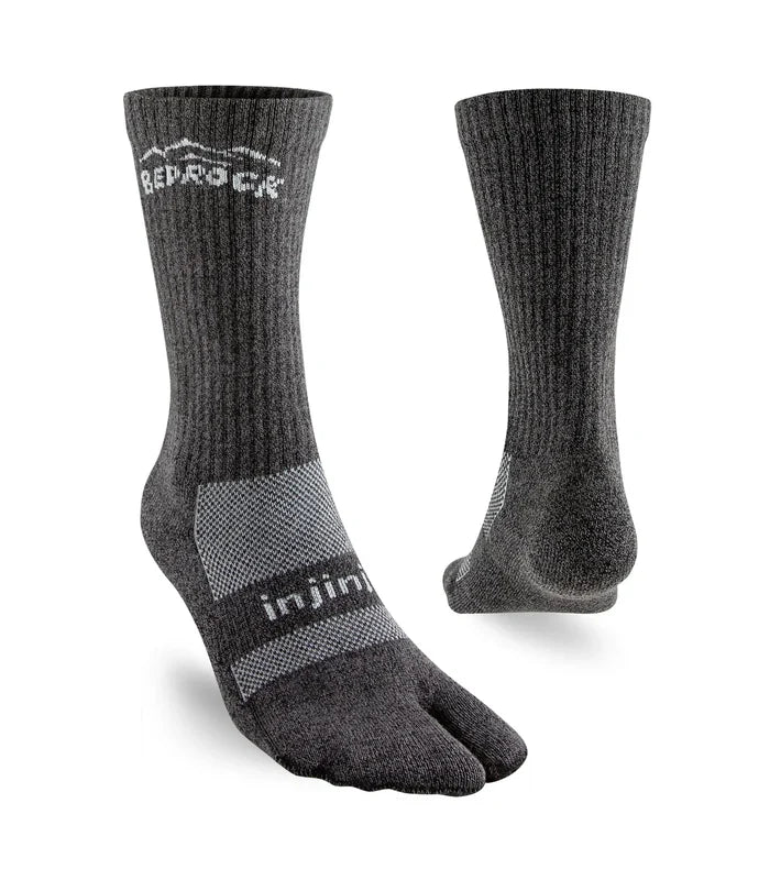 Bedrock X Injinji Performance Split-Toe Socks Crew 1