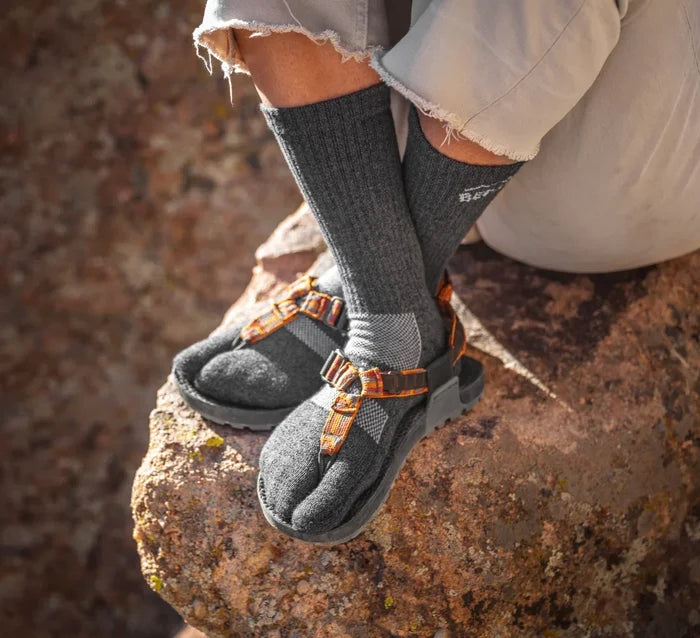 Bedrock X Injinji Performance Split-Toe Socks Crew 2