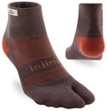 Bedrock X Injinji Performance Split-Toe Socks Mini Crew - Dusty Plum 1