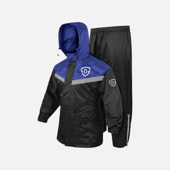 Biker Rain Suit - Blue DOMINANCE