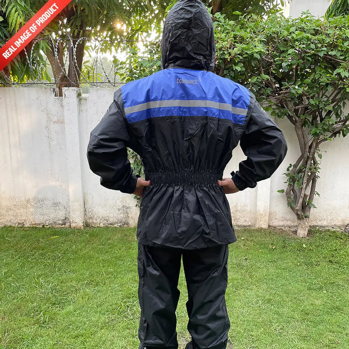 Biker Rain Suit - Blue DOMINANCE