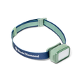 Green headlamp with Black Diamond logo on a white background