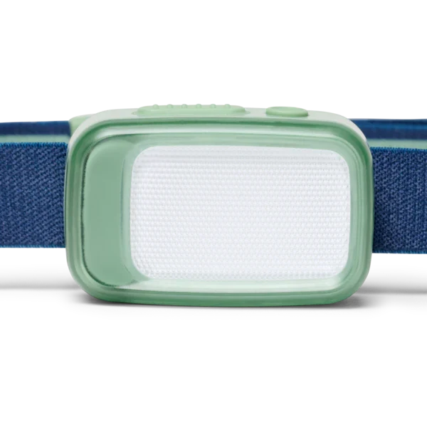 Dog collar with a green plastic buckle on a white background