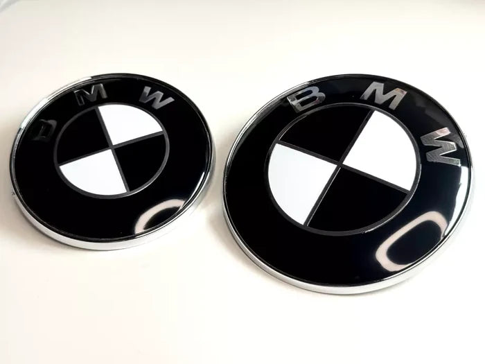 Black & White Roundel Emblem replacement - BMW F & E Chassis
