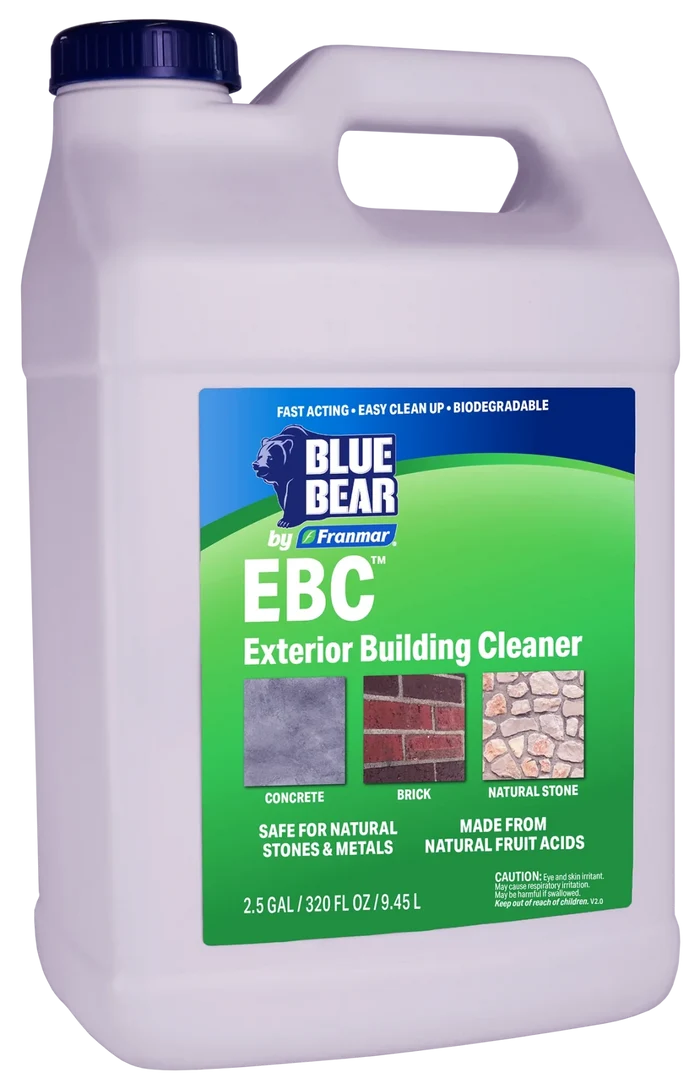 Blue Bear EBC Exterior Building Cleaner - All Natural Zero VOC Exterior Surface Cleaner