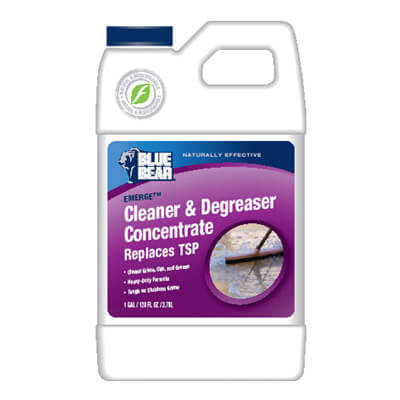1-gallon jug of Blue Bear Emerge Cleaner and Degreaser Concentrate.
