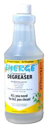 32 oz bottle of Franmar Emerge Concentrated Degreaser.