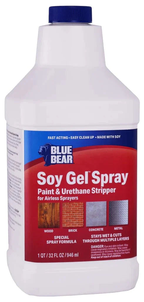 Blue Bear® Soy Gel™ Spray (Paint Stripper For Airless Sprayers)