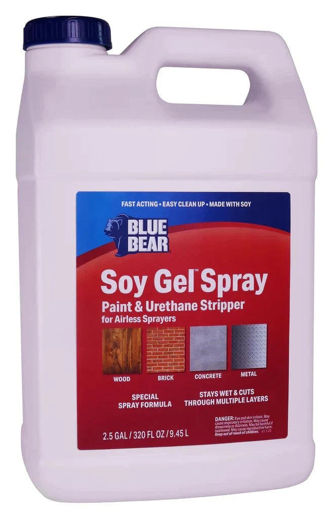 Blue Bear® Soy Gel™ Spray (Paint Stripper For Airless Sprayers)