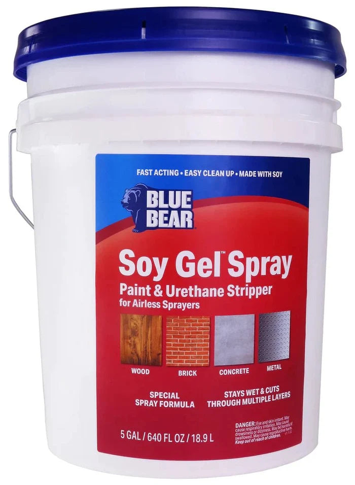 Blue Bear® Soy Gel™ Spray (Paint Stripper For Airless Sprayers)