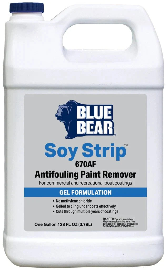 Blue Bear Soy-Strip Marine Coating Remover / Paint Stripper 670AF