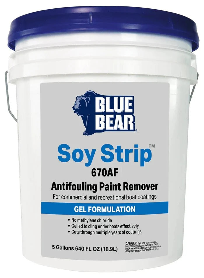 Blue Bear Soy-Strip Marine Coating Remover / Paint Stripper 670AF
