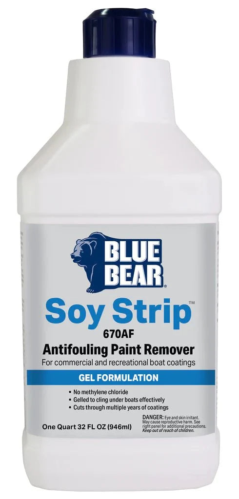 Blue Bear Soy-Strip Marine Coating Remover / Paint Stripper 670AF