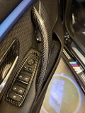 BMW F80 F30 /F82 F83 interior outerside Door handle Dry Carbon Fiber cover