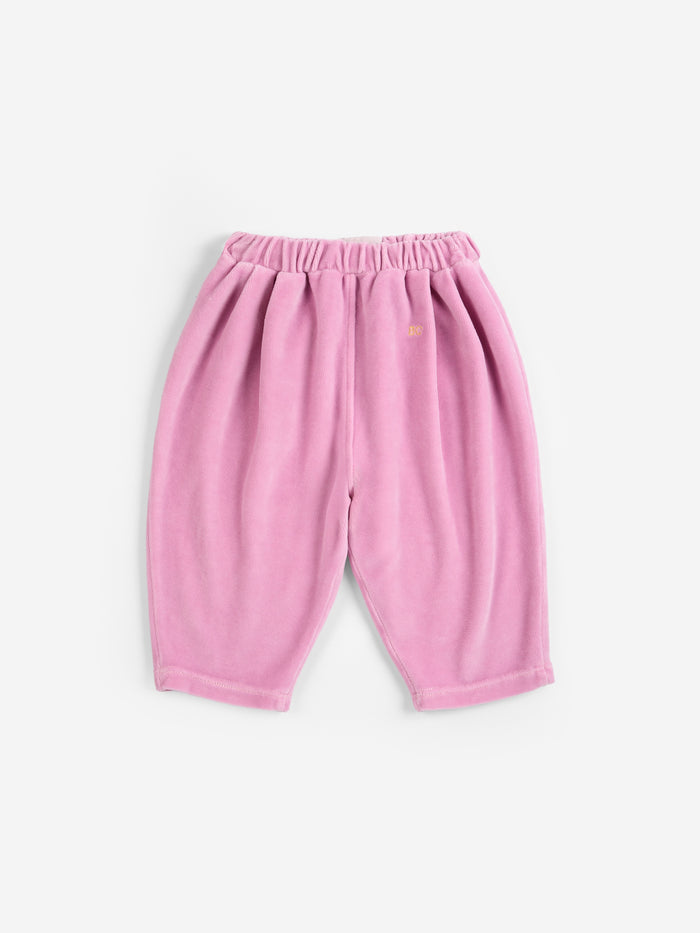 Bobo Choses | Broek | BC velvet jogging pants | Pink