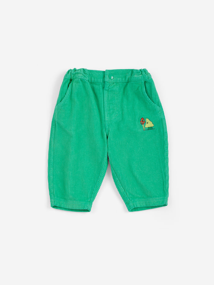 Bobo Choses | Broek | Mush Monsters Duo corduroy pants | Green