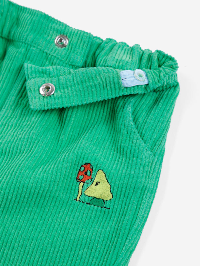 Bobo Choses | Broek | Mush Monsters Duo corduroy pants | Green