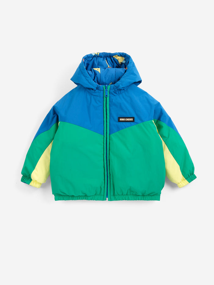 Bobo Choses | Jas | Mush Monster Duo all over reversible anorak | Blue