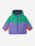 Bobo Choses | Jas | Stamp Bloom all over reversible anorak | Navy Blue