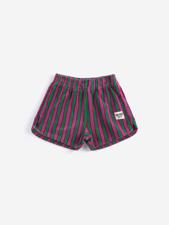 Bobo Choses | Striped terry cloth shorts