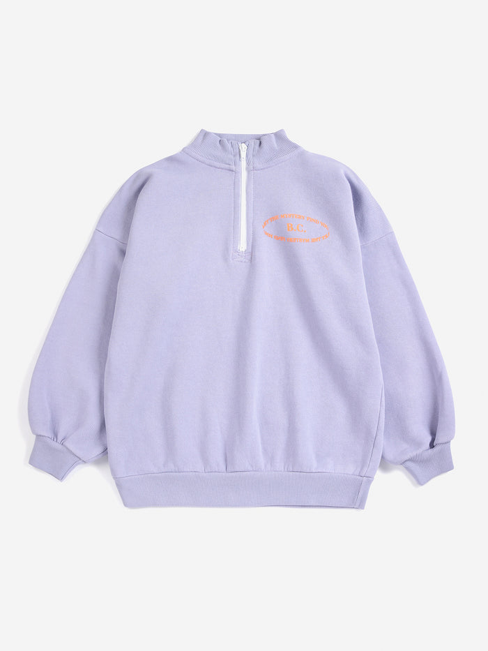 Bobo Choses | Sweater | Mystery BC half zipped sweatshirt | Lavender