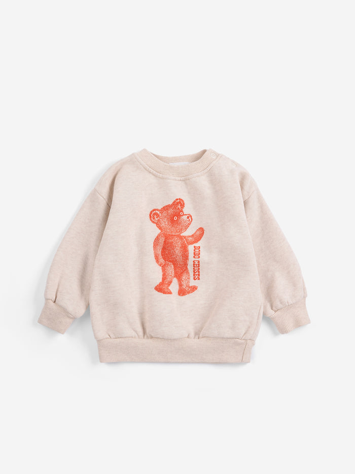 Bobo Choses | Sweater | Softpaw Monster sweatshirt | Offwhite