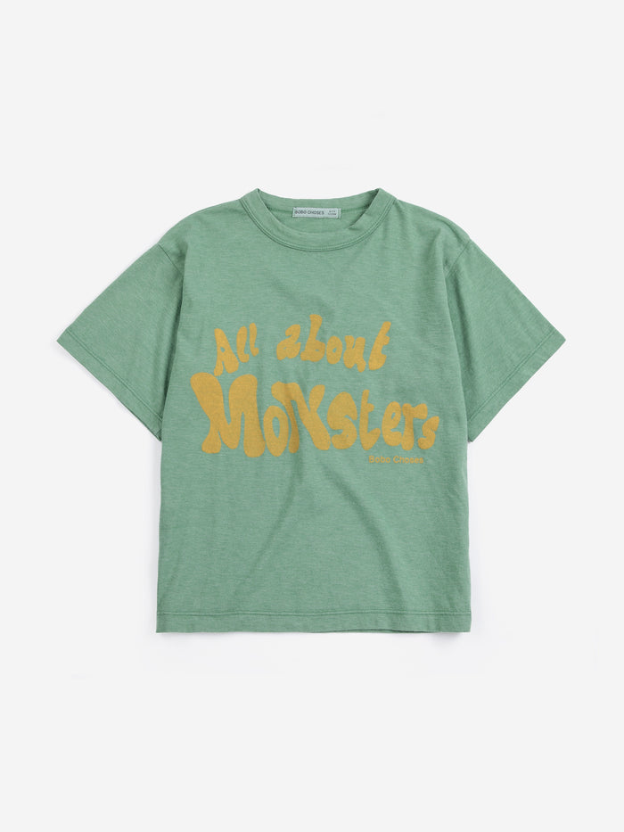 Bobo Choses | T-shirt | All About Monsters T-shirt | Light Green