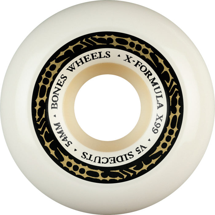 Bones X-Formula V5 Sidecuts 99A 54mm Skateboard Wheels