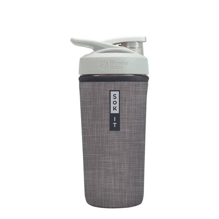 Sok-It BotlSok for Blender Style Bottle - Anthracite 28oz 14.99 BotlSok-Classic Solid