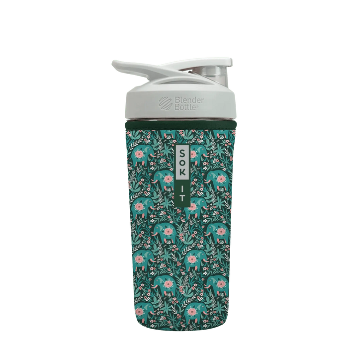 Sok-It BotlSok for Blender Style Bottle - Baby Elephant Walk 28oz 14.99 BotlSok-Animals