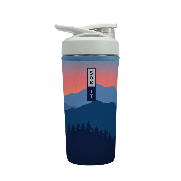 Sok-It BotlSok for Blender Style Bottle - Blue Ridge 28oz-Blender-Bottle 14.99 BotlSok-Evergreen