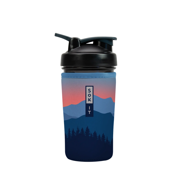 Sok-It BotlSok for Blender Style Bottle - Blue Ridge 24oz-Blender-Bottle 12.99 BotlSok-Evergreen
