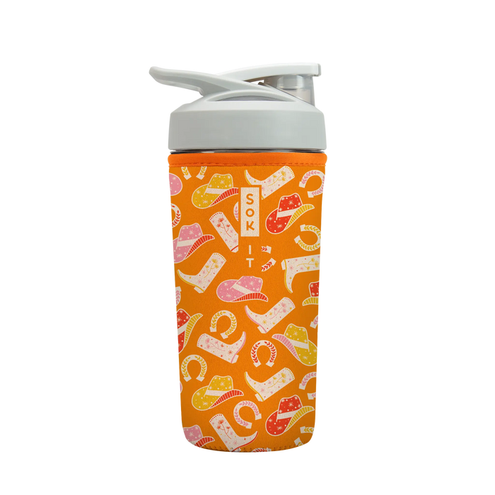Sok-It BotlSok for Blender Style Bottle - Cowgirl Couture 28oz-Blender-Bottle 14.99 BotlSok-Evergreen