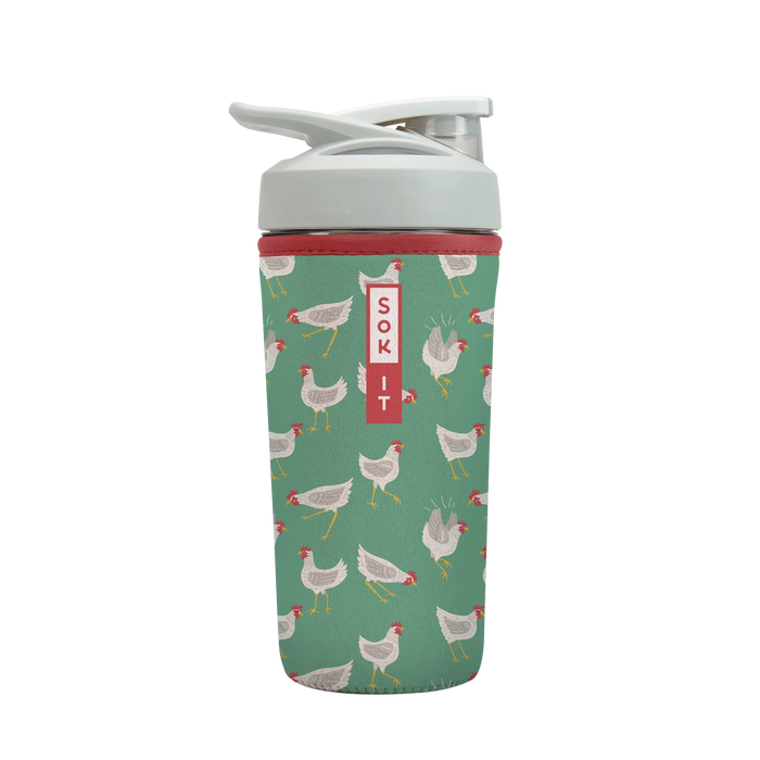 Sok-It BotlSok for Blender Style Bottle - Flew The Coop 28oz-Blender-Bottle 14.99 BotlSok-Spring Holiday
