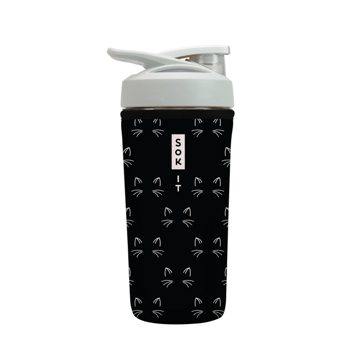 Sok-It BotlSok for Blender Style Bottle - Mystical Meows 28oz-Blender-Bottle 15.99 BotlSok-Fall Holiday