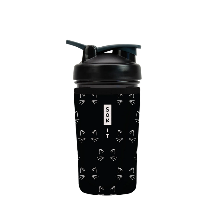 Sok-It BotlSok for Blender Style Bottle - Mystical Meows 24oz-Blender-Bottle 13.99 BotlSok-Fall Holiday