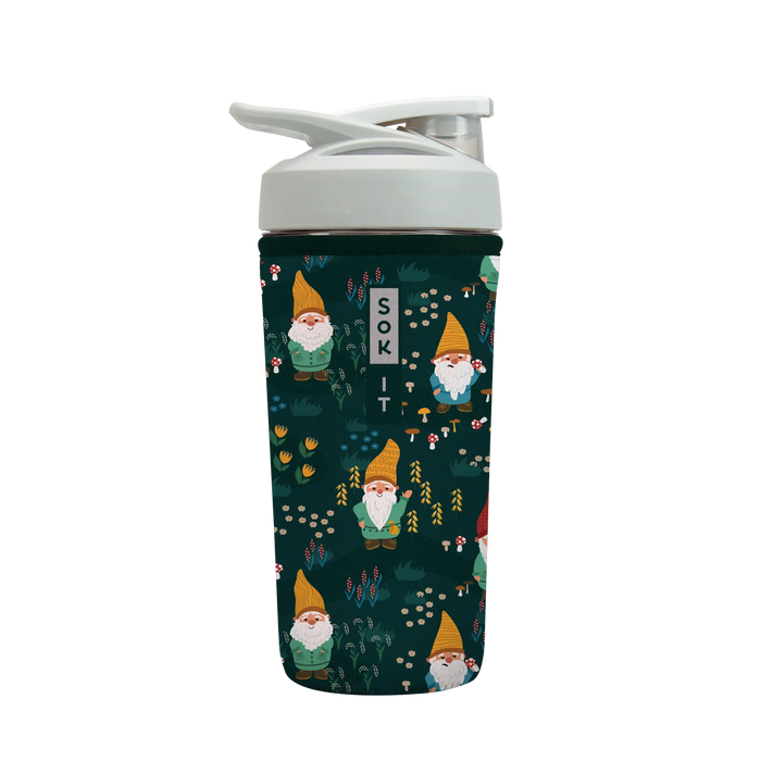 Sok-It BotlSok for Blender Style Bottle - Rollin' with my Gnomies 28oz-Blender-Bottle 14.99 BotlSok-Evergreen