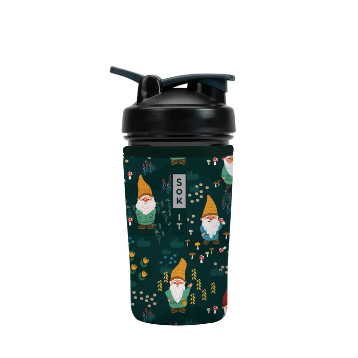 Sok-It BotlSok for Blender Style Bottle - Rollin' with my Gnomies 24oz-Blender-Bottle 12.99 BotlSok-Evergreen