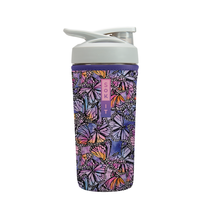 Sok-It BotlSok for Blender Style Bottles - Butterfly Galaxy