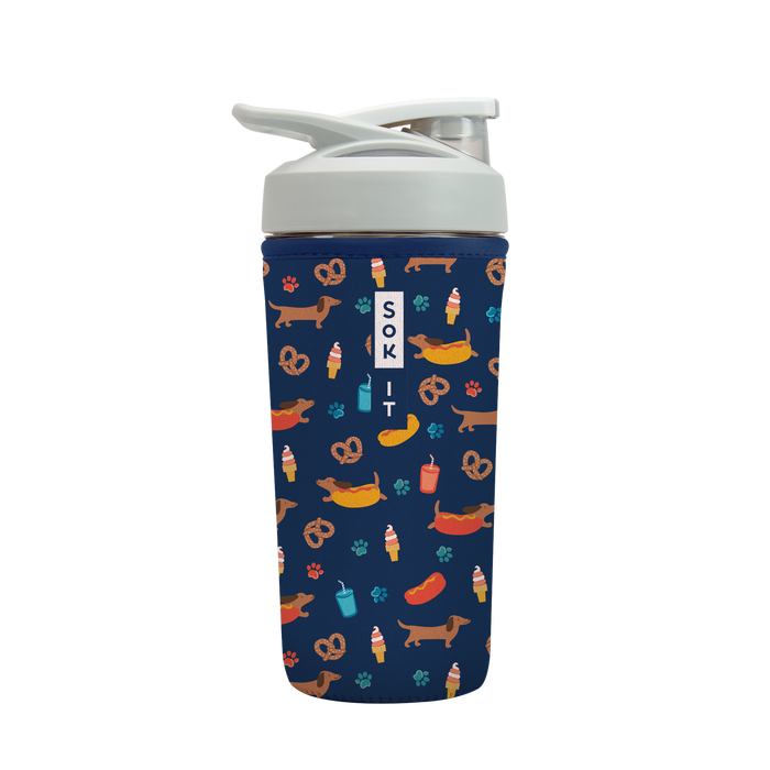 Sok-It BotlSok for Blender Style Bottles - Hot Dawgs